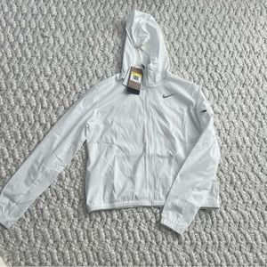 Nike white lightweight jacket
